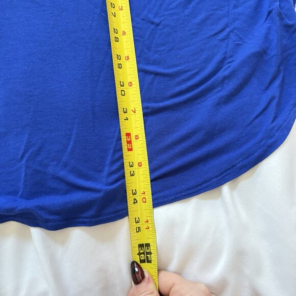 Dotti Womens XL Royal Resort Lace-up Tunic Swim Cover-up Blue Beach Summer Pool - Picture 5 of 7